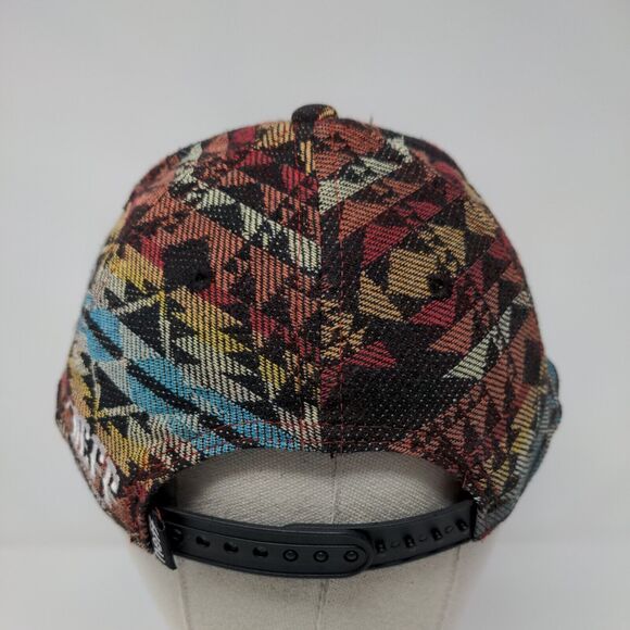 Neff Est. 2002 Snapback Hat Multicolor OSFA Adjustable Aztec 6 Panel Cotton - Picture 5 of 8